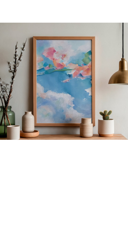 "Rivages" , peinture acrylique sur toile