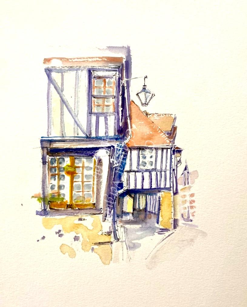 Maison à colombages HONFLEUR