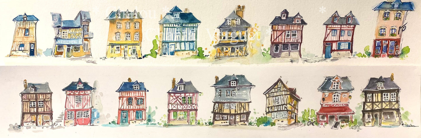 Les maisons honfleuraises